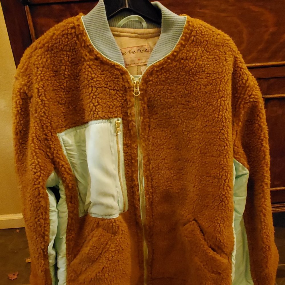 Free People Amber Combo Rivington Sherpa Jacket